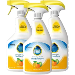 pH-Balanced Multisurface Cleaner Spray for Everyday Care, Fresh Citrus Scent, 25oz (Pack of 3)