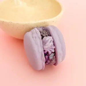 Mulberry Cream Macaron Cup