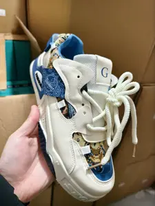 Men's Thick Sole Casual Sports Shoes, Unique Design Student Sneakers, Comfortable Walking Shoes for Daily Wear, Low Top Sneakers, Lifestyle Sneakers