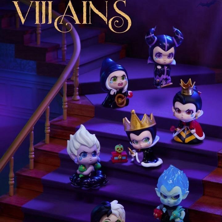 【Holiday Gift】Disney Villains "Born to Rebel" Series Blind Box Figurines - Spooky Cute Collectible Statues, Holiday Mystery Gift for Her, Holiday & Holiday Haul