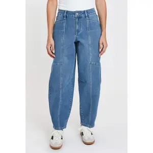 Journey Missy Seamed Barrel Jeans