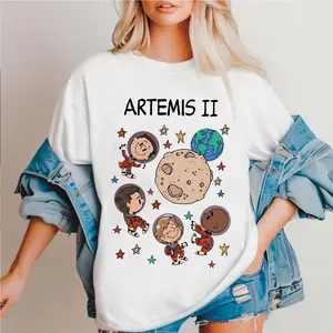 Artemis 2 In Our Moon Joy Tee, The Space Crew Artemis Shirt