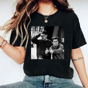 Chandler Bing Shirt, Friends Chandler Shirt, Unisex T-Shirt, Short Sleeve Tee Shirt Top Womenswear Fit Cotton