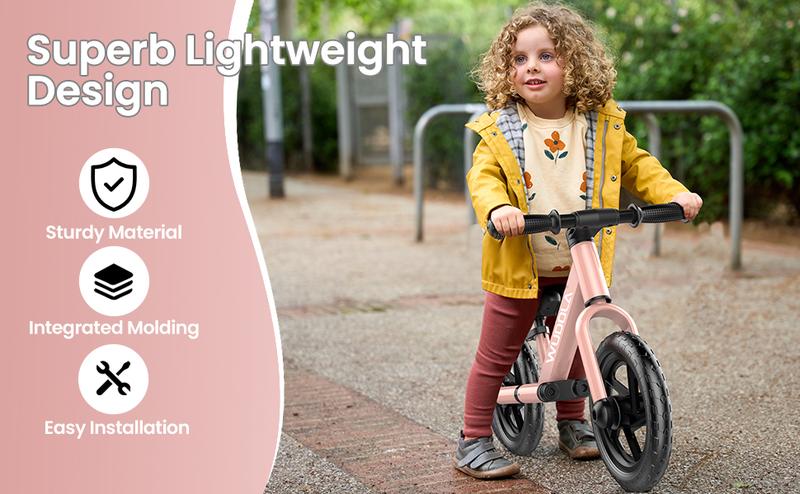 【Clearance Sale】Toddler Balance Bike 2 Year Old - No Pedal Bike for Kids 24 Months to 5 Years Old, Tool-Free with Adjustable Seat, Gift Bike for 2-5 Boys Girls, Green