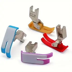 Blue color AAA wear-resistant presser foot MT-18 presser foot flat car plastic Oxford presser foot sewing machine accessories