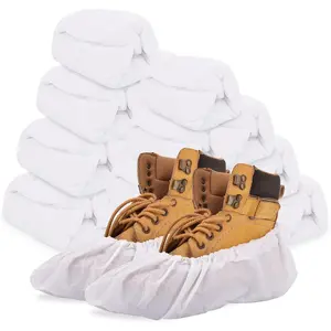 Shoe Covers Disposable,200Pack(100 Pairs)Boot Covers Waterproof Non Slip -Resistant One Size Fits Most for Rain Cleaning Indoor Floor Protection,White Plastic Friend Super Large Sticky Mouse Trap Pack work boot