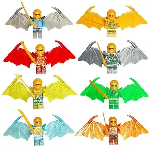 2026 new Golden Ninja doll boy educational toy Figures Assemble Toys Creeper for Kids Educational Random splicing and assemblytoy