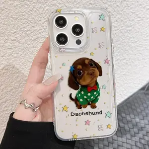 Custom Photo Clear TPU Case for iPhone, Upload Your Own Picture, Personalized Soft Anti-Fall Protective Cover, Best Gift for Her Him