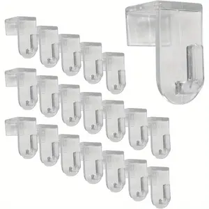 8pcs Window Hooks, Decorative Hooks, Hangers, Transparent,  Suitable for Windows with A Maximum Folding, Perfect for Window Decoration