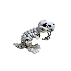 Flexi T-Rex Keychain, Cute Dinosaur-Themed Accessory for Keys, Bags, Backpacks