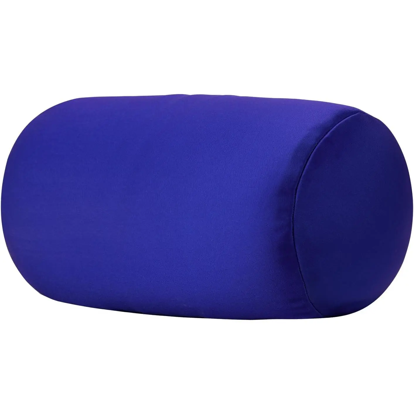 Microbead Bolster Tube Pillows with Double Cover, Squish Bean Bed Microbead Pillow Soft    Support Smooth Cool  Comfortable Fabric (Blue)