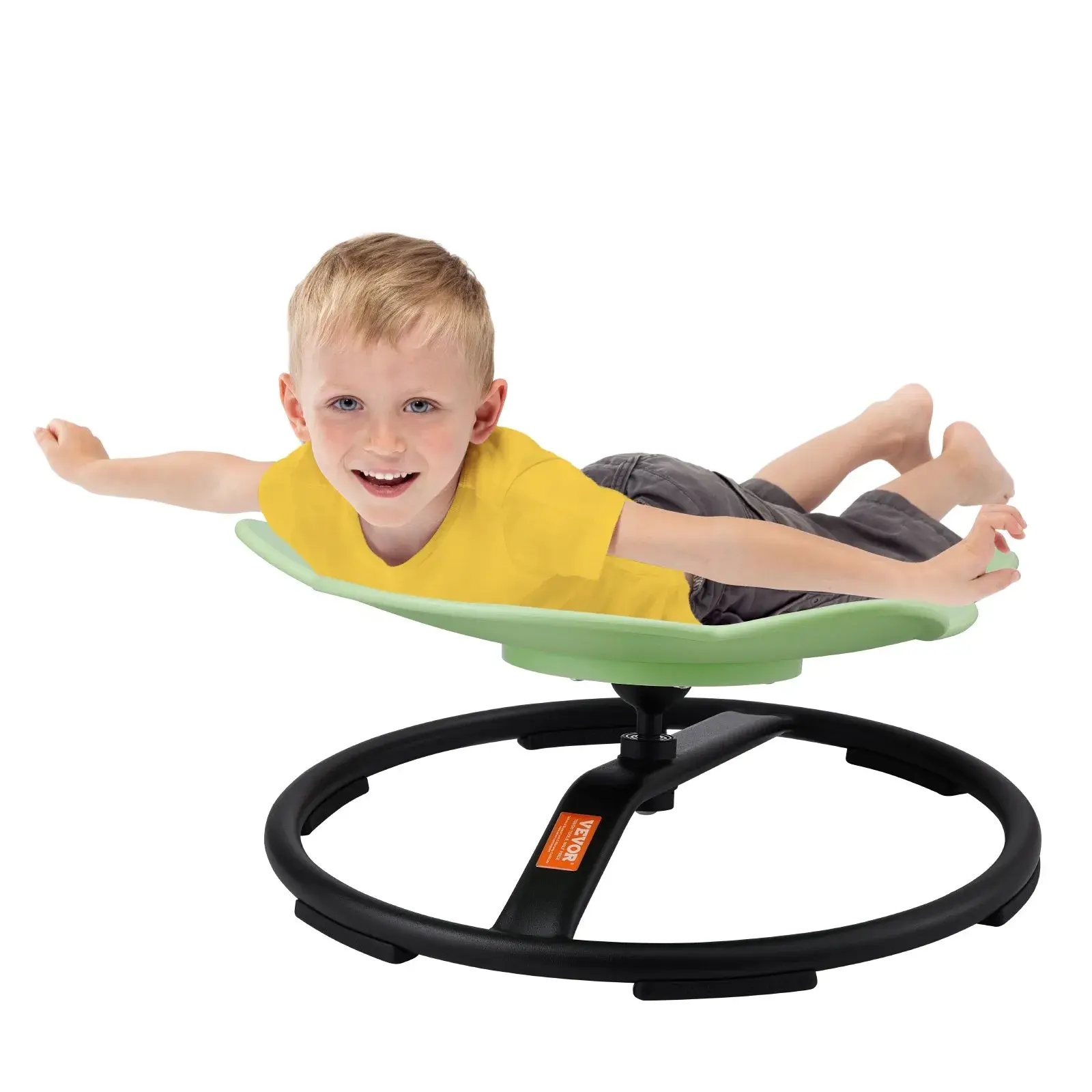 【SummerFinds】VEVOR Elephant Kids Swivel Chair, 220 LBS Capacity, 360° Spinning Chair, Autistic Kids Sensory Toy Chair with Non-Slip Metal Base, Toddler Sit and Spin Chair for Coordination Balance Focus Green