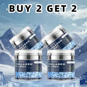 【BUY 2 GET 2】Collagen Men's Anti-Aging Wrinkle Cream, Men's Face Moisturizer Cream 50g,Skin Firming and TighteningLotion, Firming Hyaluronic Acid Moisturizer Lightweight Moisture Moisturizing Restore Hydrating gentle tiktokshopspringglowup