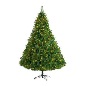 Nearly Natural 8-ft West Virginia Mixed Pine Ch ristmas Tree