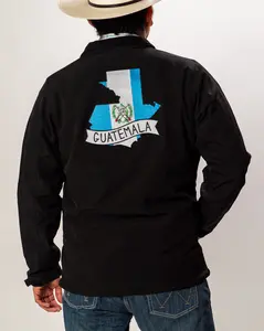 American West Men's Guatemala Flag Team Softshell Jacket