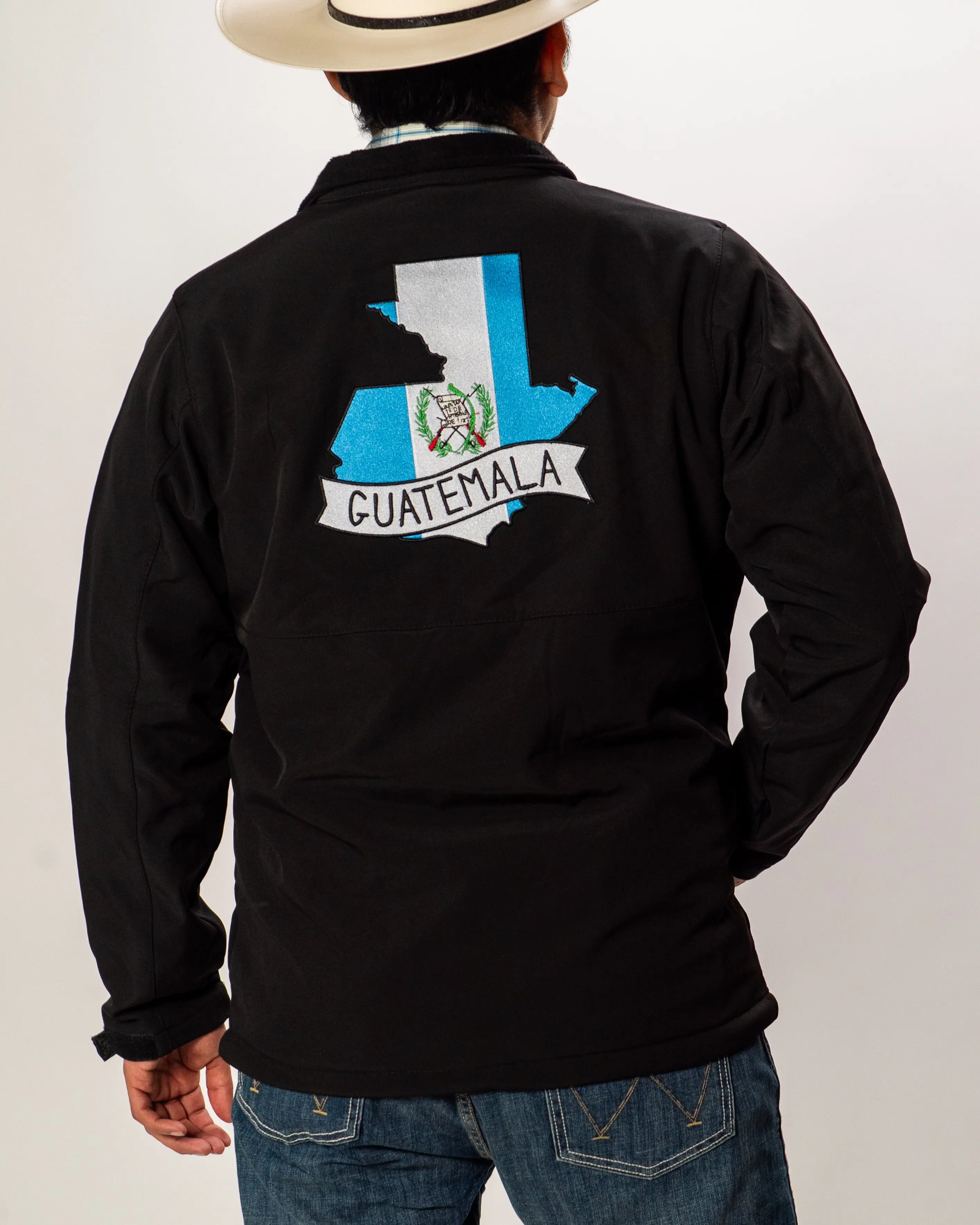 American West Men's Guatemala Flag Team Softshell Jacket