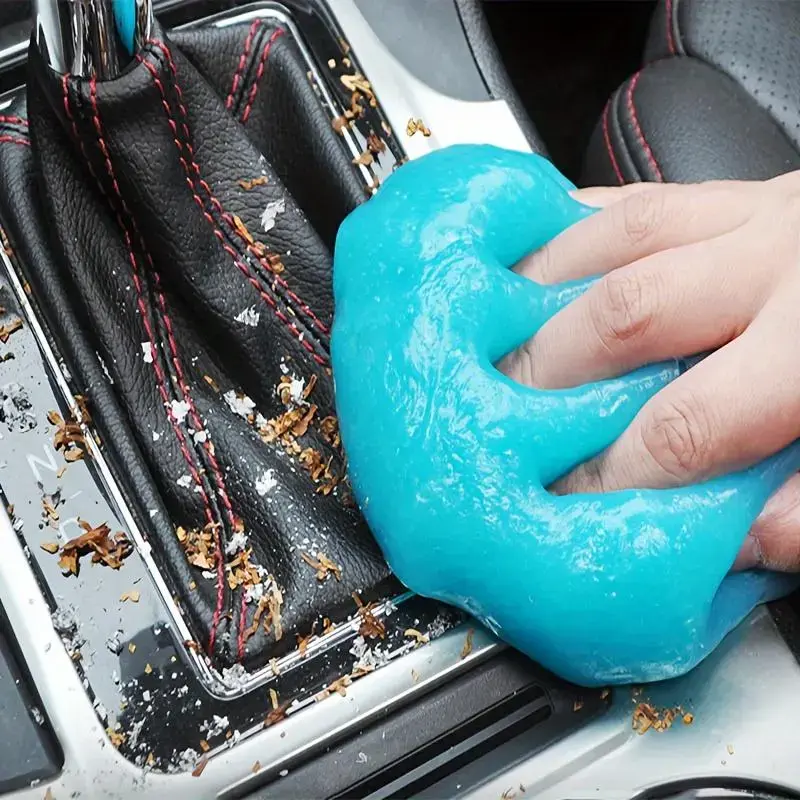Reusable Car Cleaning Clay, Multifunctional Car Cleaning Gel, Effective Dust Removal Cleaning Tool, Interior Cleaner Suitable for Car Details,Earphhone and Keyboard Cleaning, Squishy magic cleaning cloth