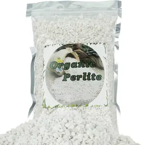 Organic Perlite for Plants, Soil Amendment for Enhanced Drainage and Growth, Ideal for Potting Mixes (1 Quart)