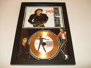 Michael Jackson signed poster, Unframed.