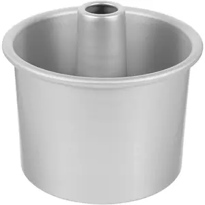 Angel Food Cake Pan, 6 Inch Non-Stick Cake Baking Mold with Removable Bottom, Stainless Steel Chiffon Tube Pan Pound Cake Mold