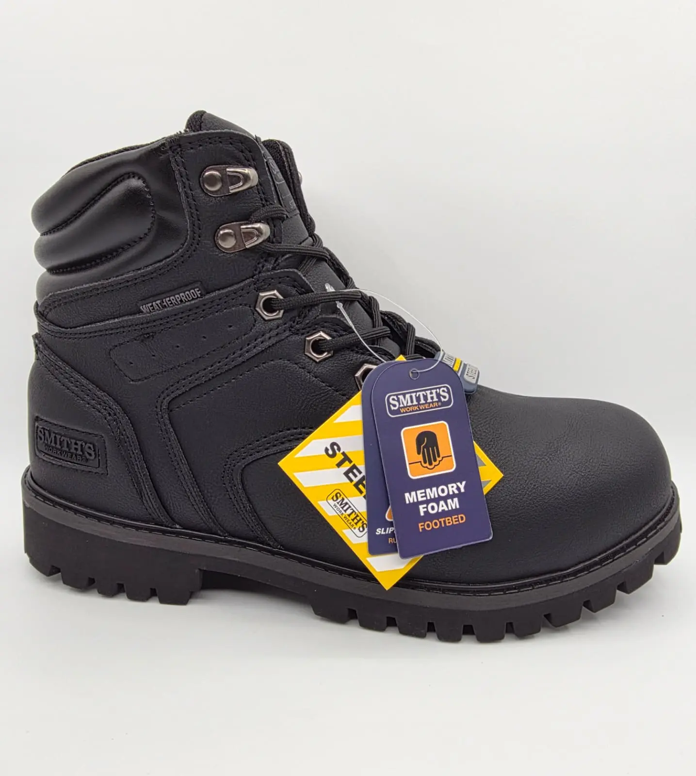 Steel Toe "Smith's Work Wear" SA724022 BERKELEY "BLACK"