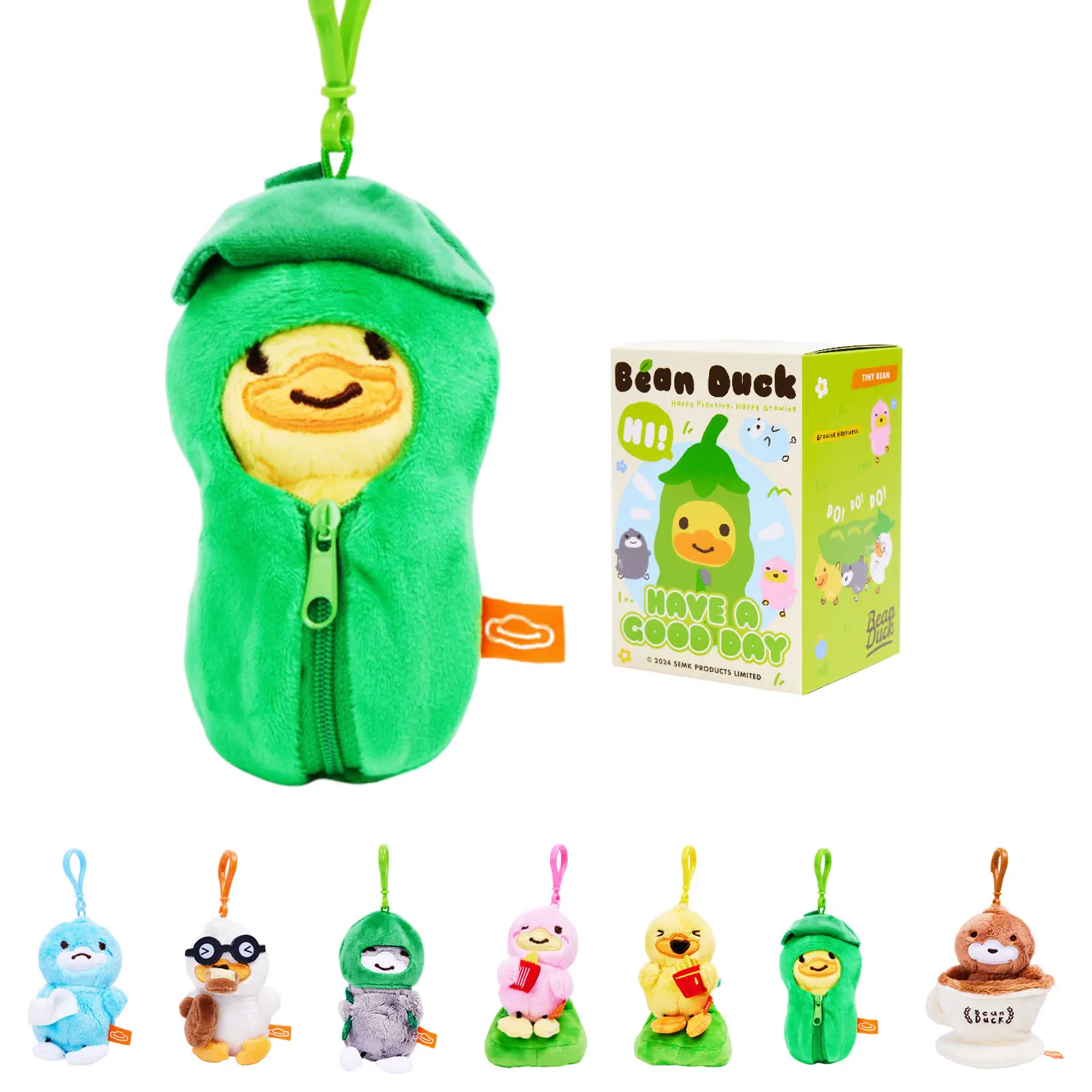 B.Duck Plush Toy, Bean Duck Series, Blind Box Mystery Toy for Gifting and Collecting