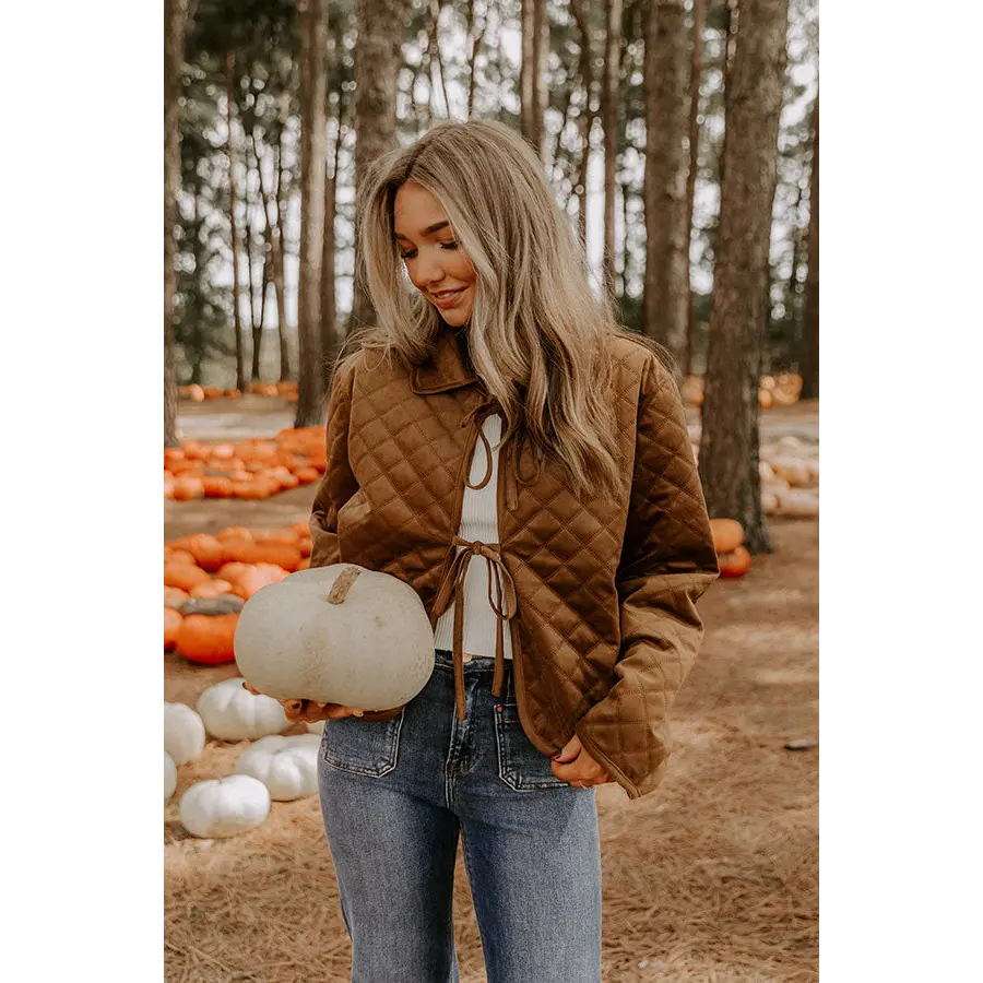 Central Park Chic Quilted Velvet Jacket