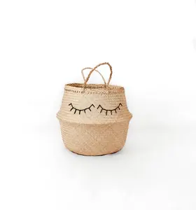 Eyelash Seagrass Belly Basket