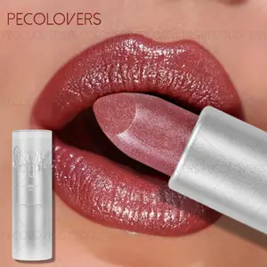 Shimmer Metallic Lip Gloss Lipstick,Shiny Lip Gloss,Hydrating, Long-Lasting, Non-Sticky,Lipstick
