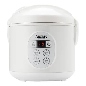 AROMA 【 Guarantee】Digital Rice Cooker and Food Steamer 8-Cup Cooked Rice ARC-914D (1 Year Manufacturer Warranty)