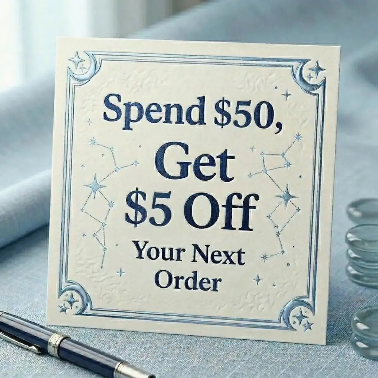 Spend $50, Get $5 Off Your Next Order