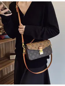 Women's Elegant Crossbody Shoulder Bag, All-Seasons Adjustable Strap Design, New K Letter Pattern Handbag for Ladies, Adjustable Strap Satchel