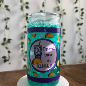 Baja Blast 16 Oz Snow Globe Tumbler