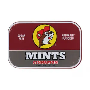 Howdy Bitez Cinnamon Mints - Bold Spice & Cool Refreshment for Fresh Breath - Pocket-Sized Tin for On-The-Go Convenience - Sweet, Candy
