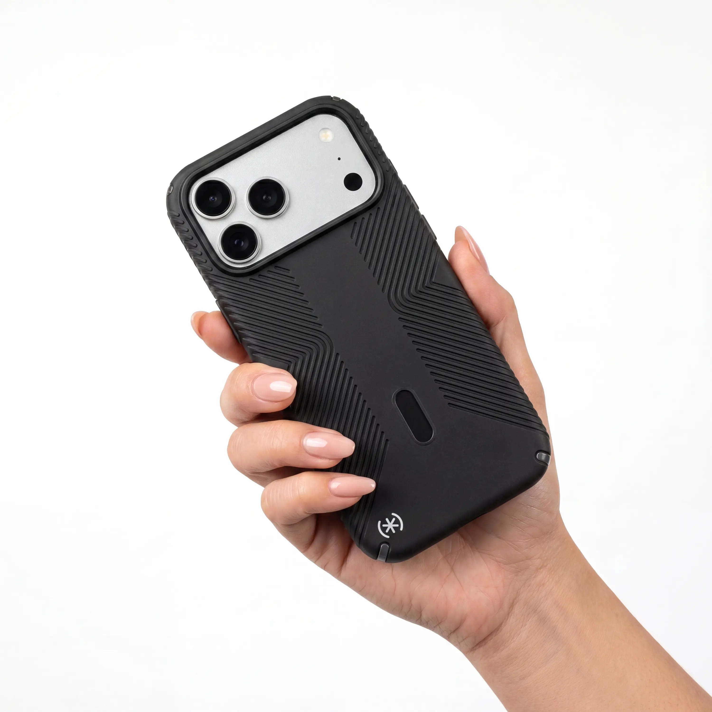 SPECK Presidio2 Grip Smartphone Case for iPhone 17 Pro, Dual-Layer Drop Protection, MagSafe with ClickLock No-Slip Interlock, Raised Bevel Screen Protection, No-Slip Inverted Grips