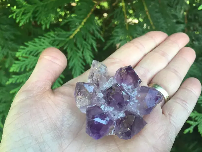 Amethyst Flower ,Flower Crystal Cluster,Amethyst Uruguay, Dark Purple ,Amethyst Flower Cluster,Amethyst Point Flower