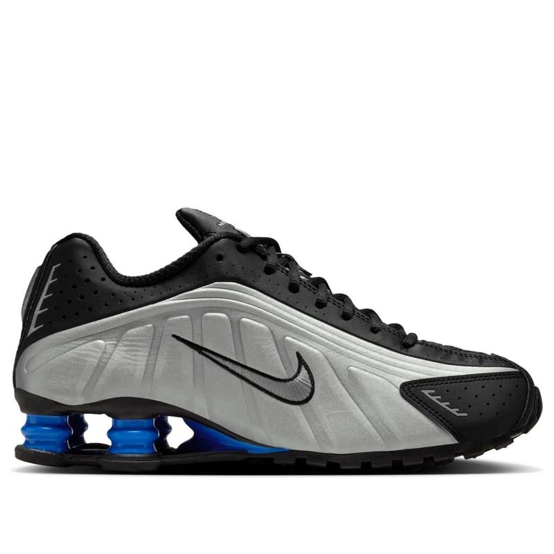 (WMNS) Nike Shox R4 'Metallic Silver Black Racer Blue' AR3565-006