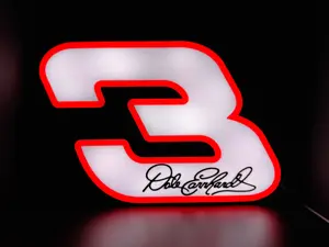 Custom Dale Earnhardt LED Sign – Personalized Racing Neon Art for NASCAR Fans