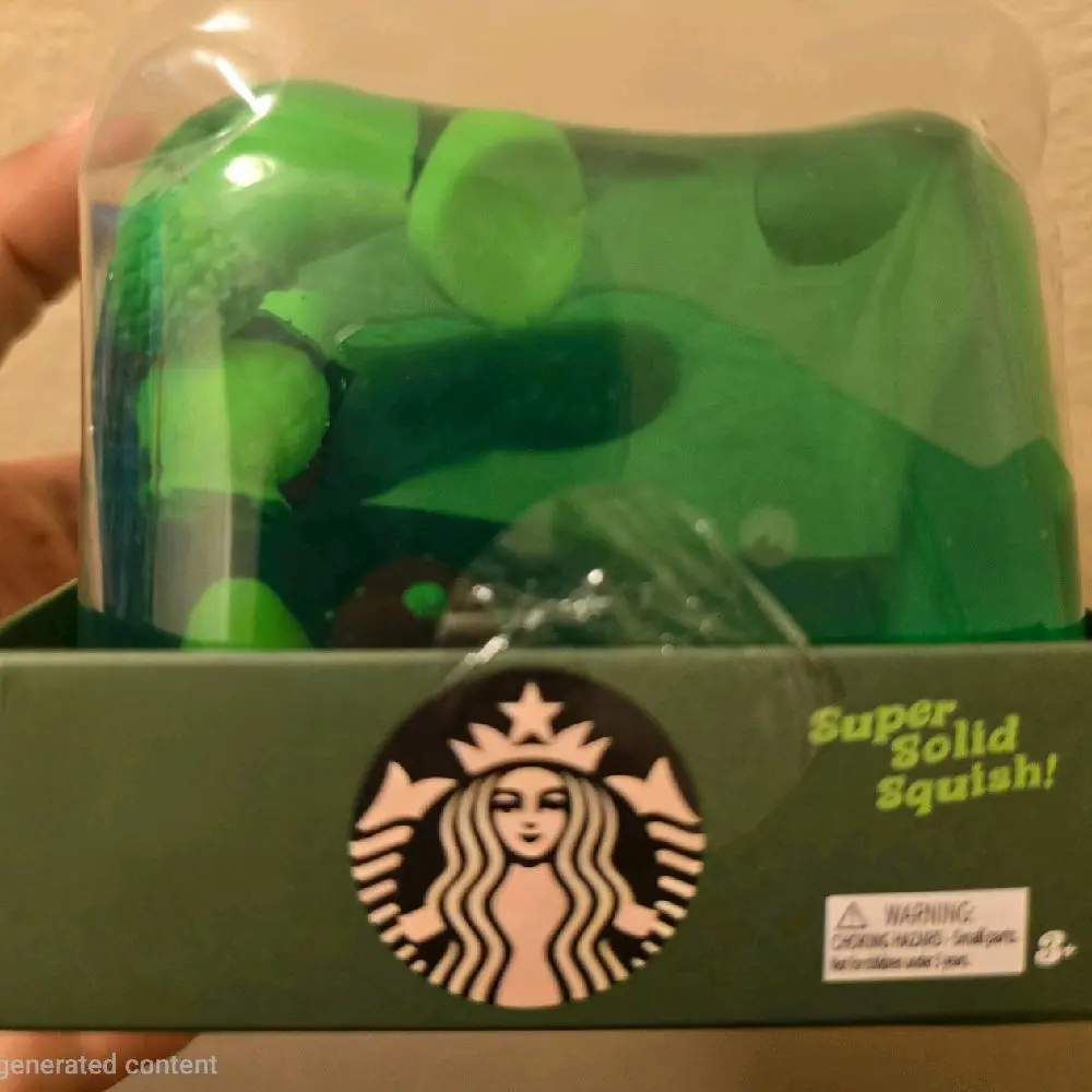Jumbo Generic Starbucks Cube Squishy