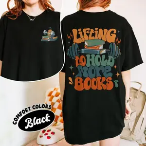 Bookish Pump Cover Gym Comfort Colors Shirt, Weightlifting Nerd Motivational T Shirt, Gym Lover, Bookish Workout Clothes Shirt