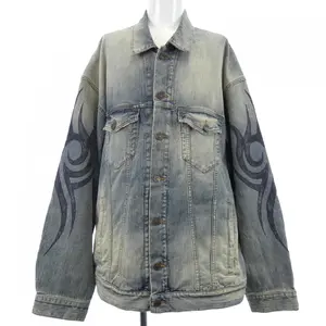 Pre-owned Balenciaga Denim Small Leather Goods Jacket