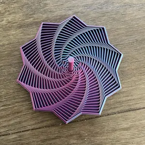 Spiral Spinner – 3D Kinetic Fidget Toy (Satisfying Optical Illusion)