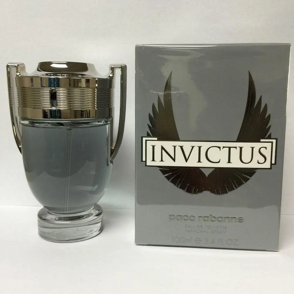 Paco Rabanne Invictus Men's Eau de Toilette Spray - 3.4 fl oz (3 to 3.9 fl oz range) with Refreshing Grapefruit, Bay Leaves, Patchouli Notes