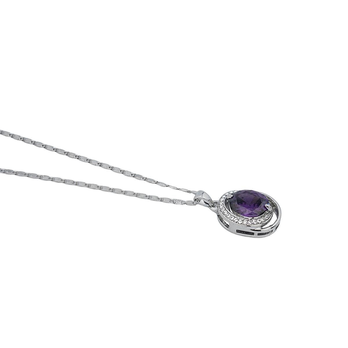 Viral Silver Purple Crystal Halo Necklace | Dainty Amethyst Rhinestone Pendant Aesthetic Jewelry | Luxury Silver Amethyst Crystal Necklace | Vintage Halo Purple Gem Statement Jewelry | Ideal Birthday/Anniversary Gift for Girlfriend Viral Silver Purple Crystal Halo Necklace | Dainty Amethyst Rhinestone Pendant Aesthetic Jewelry | Luxury Silver Amethyst Crystal Necklace | Vintage Halo Purple Gem Statement Jewelry | Ideal Birthday/Anniversary Gift for Girlfriend