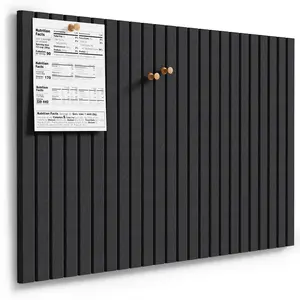 Large felt panels, each 11.8-inch square, are suitable for office and bedroom decor; 6, 12, and 18-panel striped felt wall panels are available in various combinations and can be used as thumbtack message boards and home wall storage shelves.