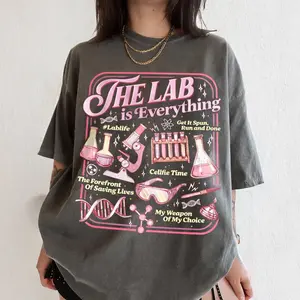 Lab Week The Lab Is Everything Shirt Comfort Colors, Funny Lab Tech TShirt, Laboratory Professional Lab Tech Tee, Scientist Matching Outfit Top Top Top