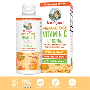 MaryRuth's Megadose Vitamin C Liposomal - Immune Support - Vitamin C 500mg - Vitamin C Megadose - Skin Care - Vegan - Non GMO - 30 Servings