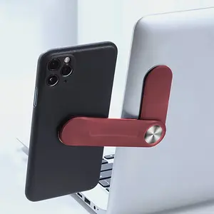 Adjustable Laptop Stand, Magnetic Phone Holder, Portable Foldable Computer Extension Stand, Compatible with Smartphones