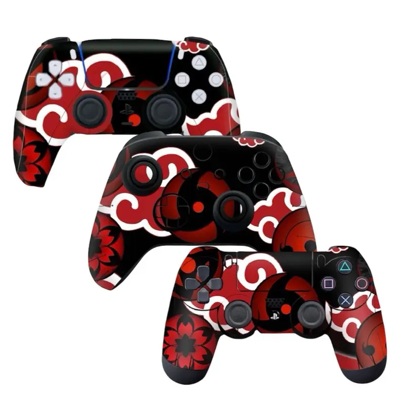 PS5, PS4, Xbox Series X/S Akatsuki Controller Cover Sticker Skin.  Accessories Anime Console Protection Gamer Video Games