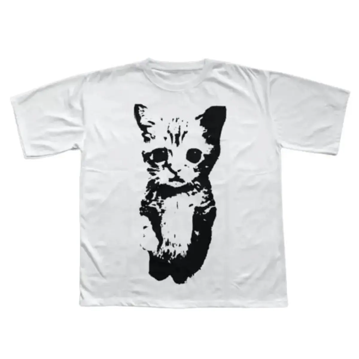 Amity Affliction Cat Y2k T-Shirt Unisex Vintage Graphic Tees Gothic Grunge Y2k Emo Scene Casual Cotton Top for Men Women Streetwear Fashion Menswear Birthday Give him/her top-notch clothing
